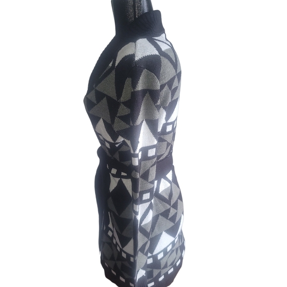 Suzy Shier Multi Colored Long Cardigan with Belt S - Picture 5 of 7